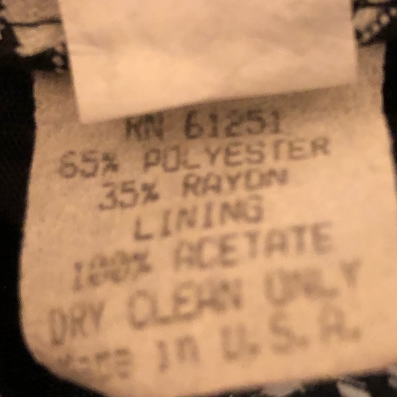 Vintage Black and White Houndstooth Blazer Sz Med - Picture 7 of 8